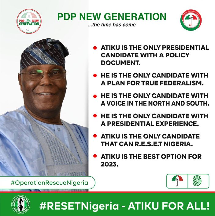 GEniitan's tweet photo. Here comes a Unifier @atiku https://t.co/gcBBsCjY13