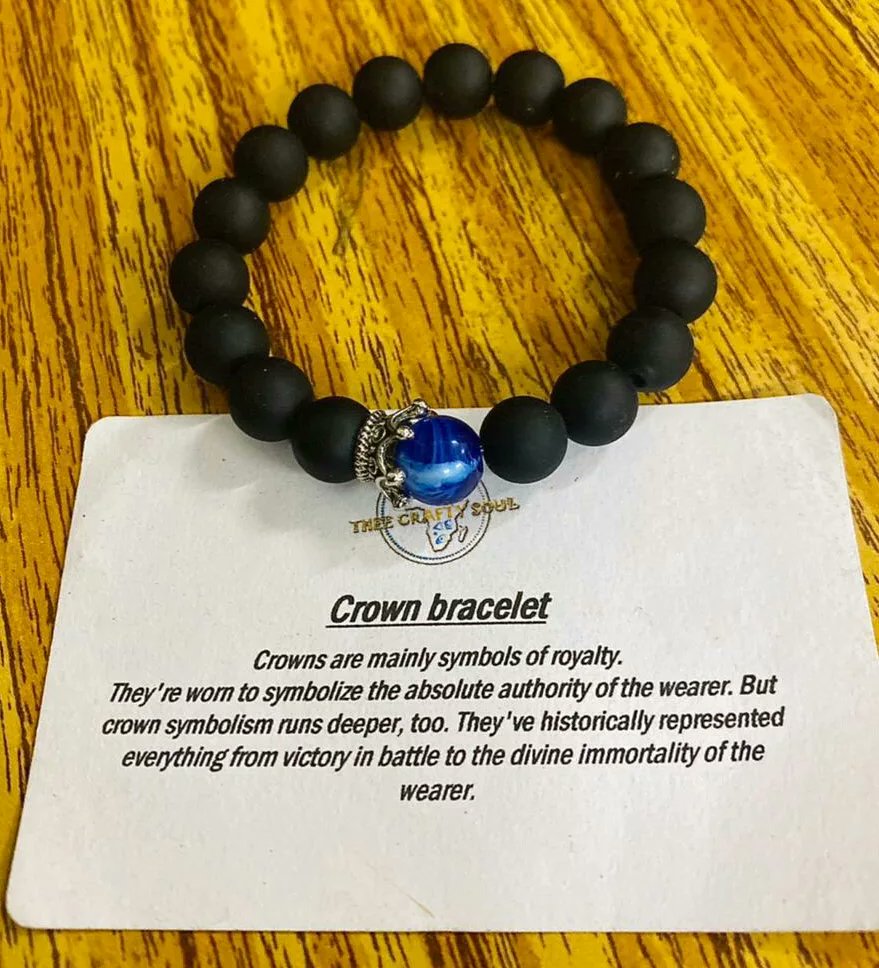 TheeCraftySoul's tweet photo. Our Crown Bracelets are a perfect sentimental gift...

K75/pc
Comes with note to show just how special they are as is the gift.

#ZedTwitter https://t.co/rPx5YP1mx3