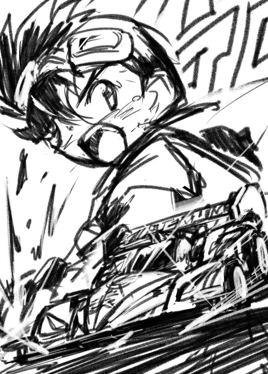 唐突にサイクロンマグナムが描きたくなったのでレツゴー絵
#レツゴー 