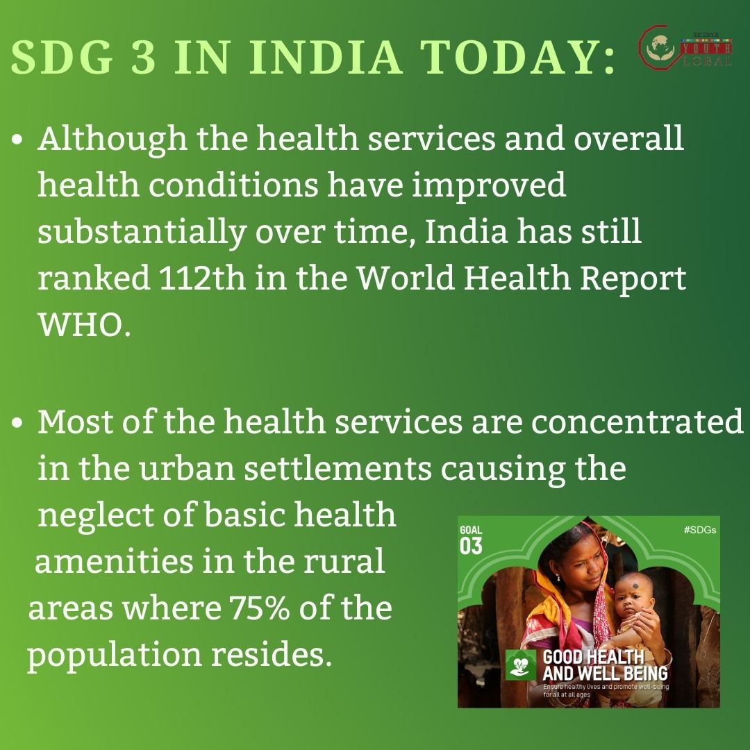 GoalsCouncil's tweet photo. Presenting an overview of the developments in the health sector over the past 75 years and the progress rate of SDG 3 (Good Health and Well Being) in India today.
#75YearsofIndependence #sdg #sdg3 #sdggoals https://t.co/X5TPFyBPnj