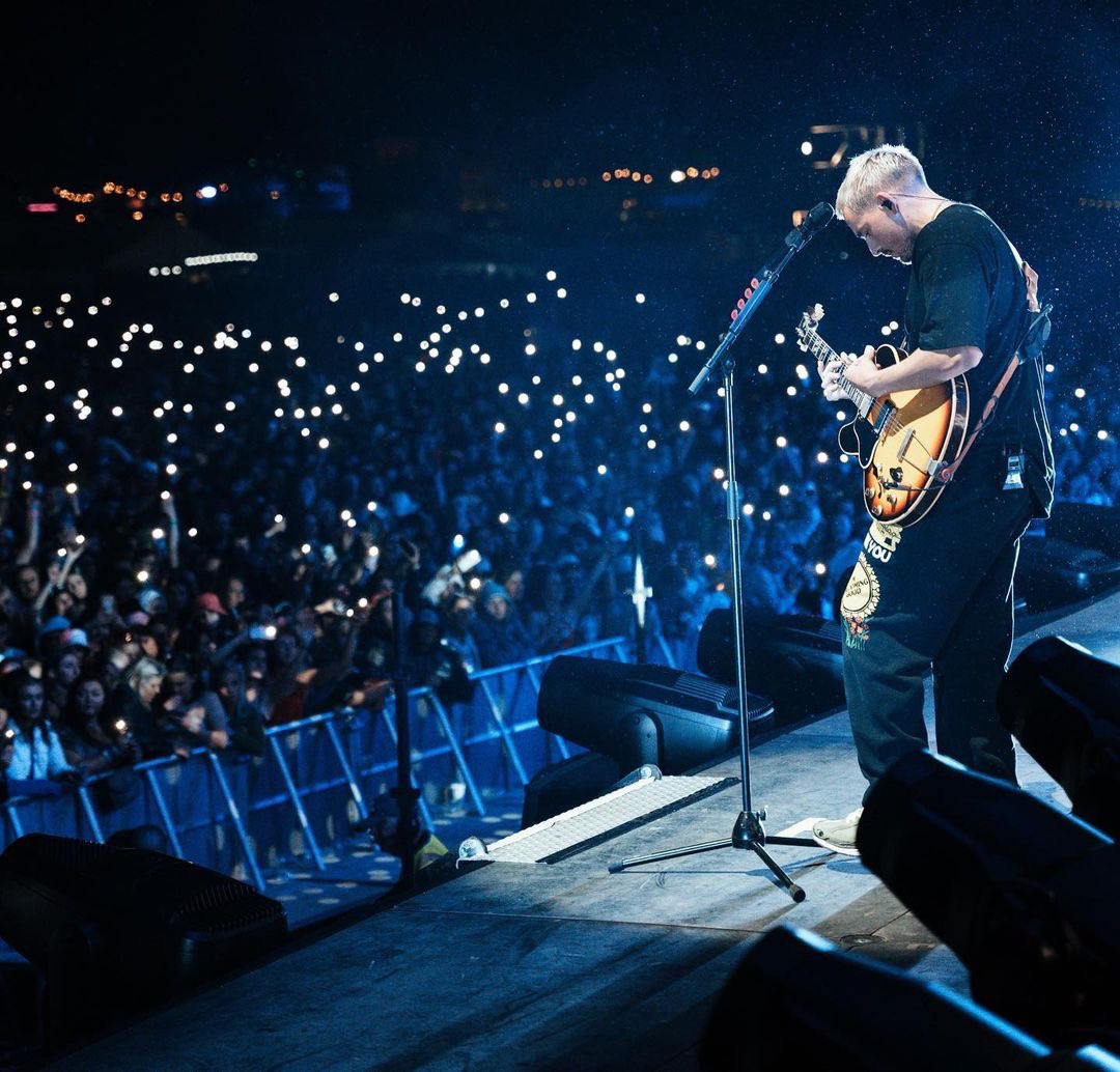 Last night is definitely the closest I’ve ever come to crying on stage. To hear those lyrics sung back to me by 70,000 people, the loudest I’ve ever heard them, at home, is a feeling I will never be able to describe. My first time headlining a festival.