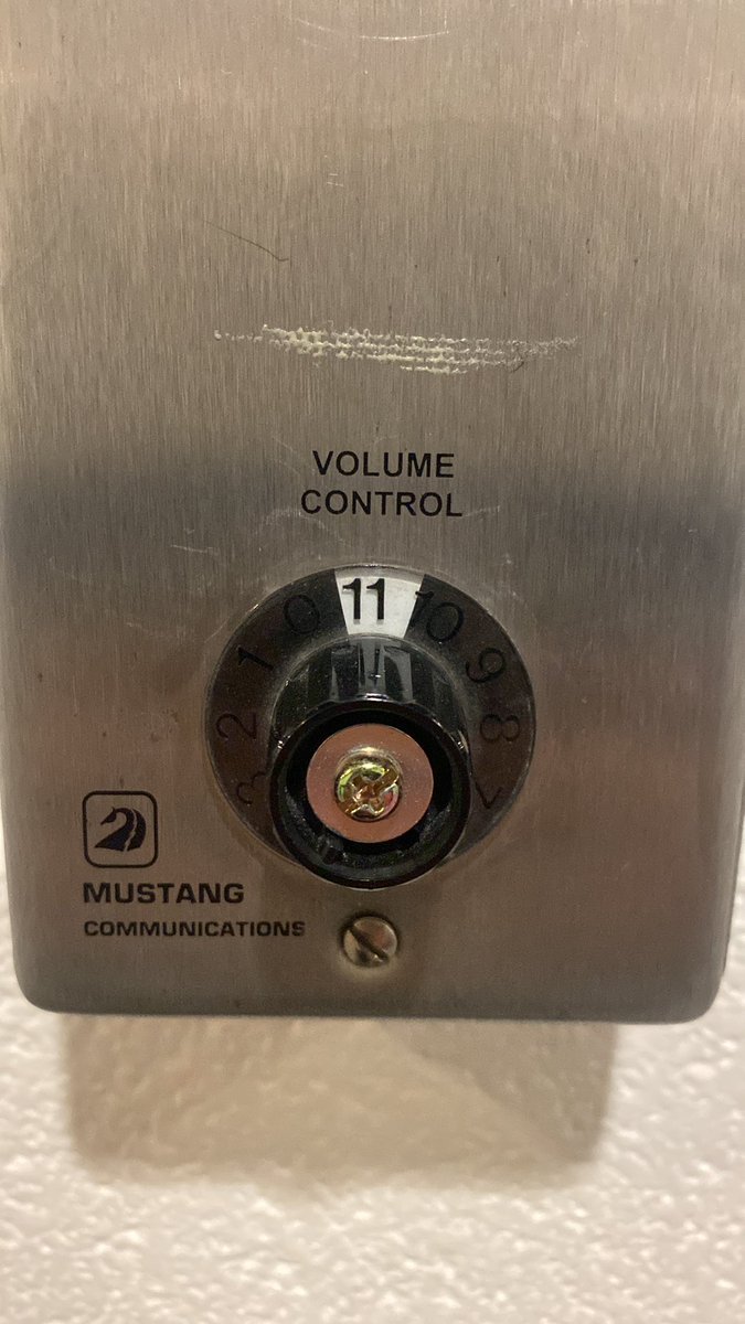 Chris_Coxon's tweet photo. Appreciating this Spinal Tap inspired tannoy system backstage at @brumhippodrome
#theatre #spinaltap #turnitto11 #beautifuluktour https://t.co/Jmaqk9xcMq