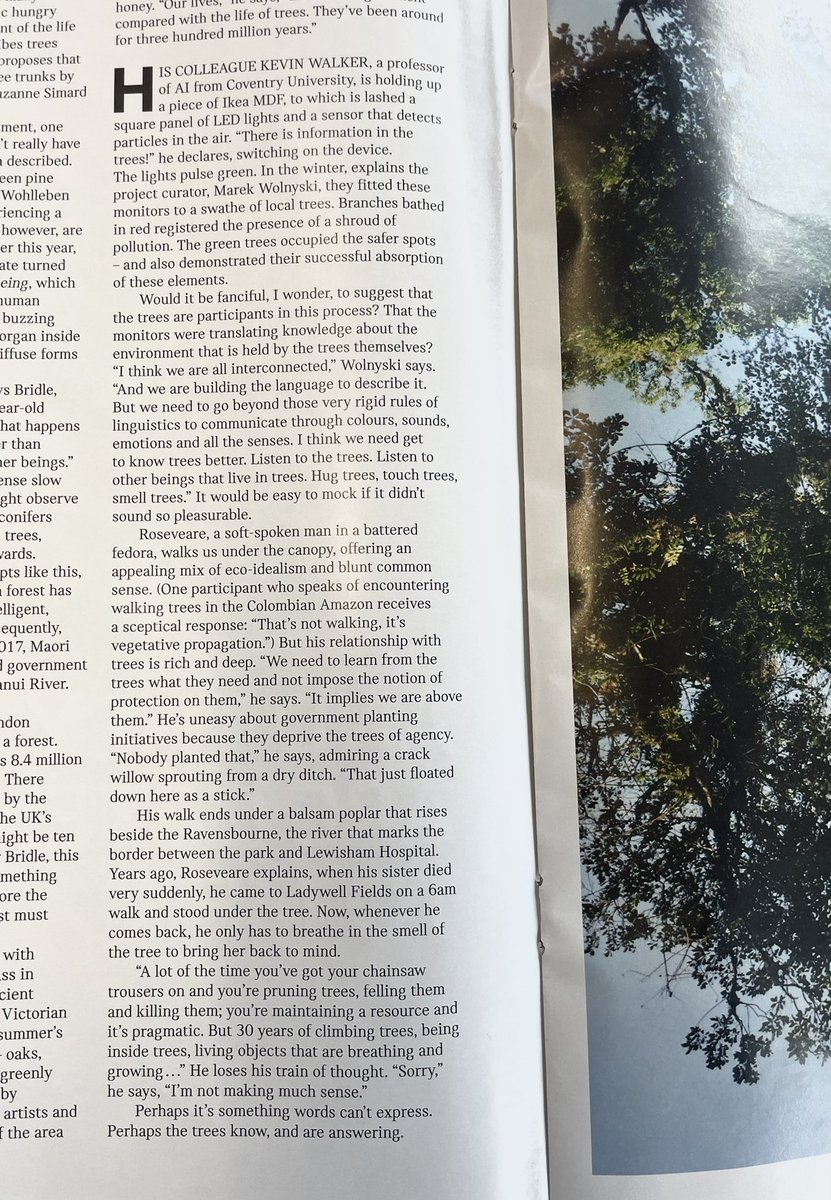 Great piece about our Respira-Trees project in today’s Luxx @thetimes magazine. Presented at #LibertyLDN commissioned by @MayorofLondon as part of @WeAreLewisham Thanks to @DrMatthewSweet @Kevin7 @marek_wolynski @Lindaonmars Jim Roseveare