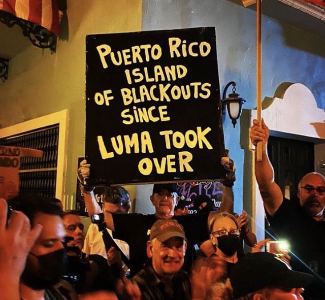 chimeraelf's tweet photo. “Puerto Rico island of blackouts since LUMA took over.” #FueraLUMA #FueraJunta #NoALaPrivatización
(from https://t.co/GFnzhBh0We) https://t.co/nUxGSSm30l