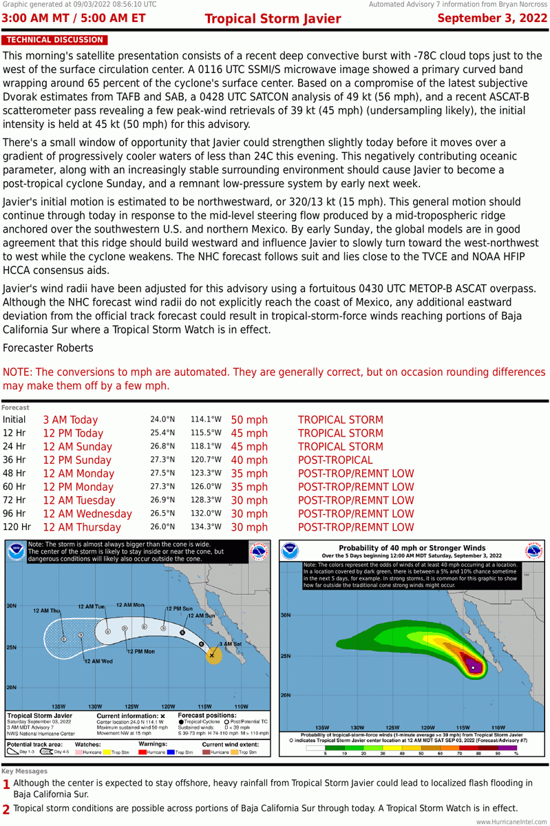 kflmiami427's tweet photo. RT: (@bnorcross)NEW TECHNICAL DISCUSSION on Tropical Storm #JAVIER from @NHC_Pacific. Automated experimental summaries for all storms are available at https://t.co/1DTSJZSRDQ. https://t.co/sqr1uT694y #miamiweather #flwx #nwsmiami #Sheffieldissuper #doncasterisgreat …