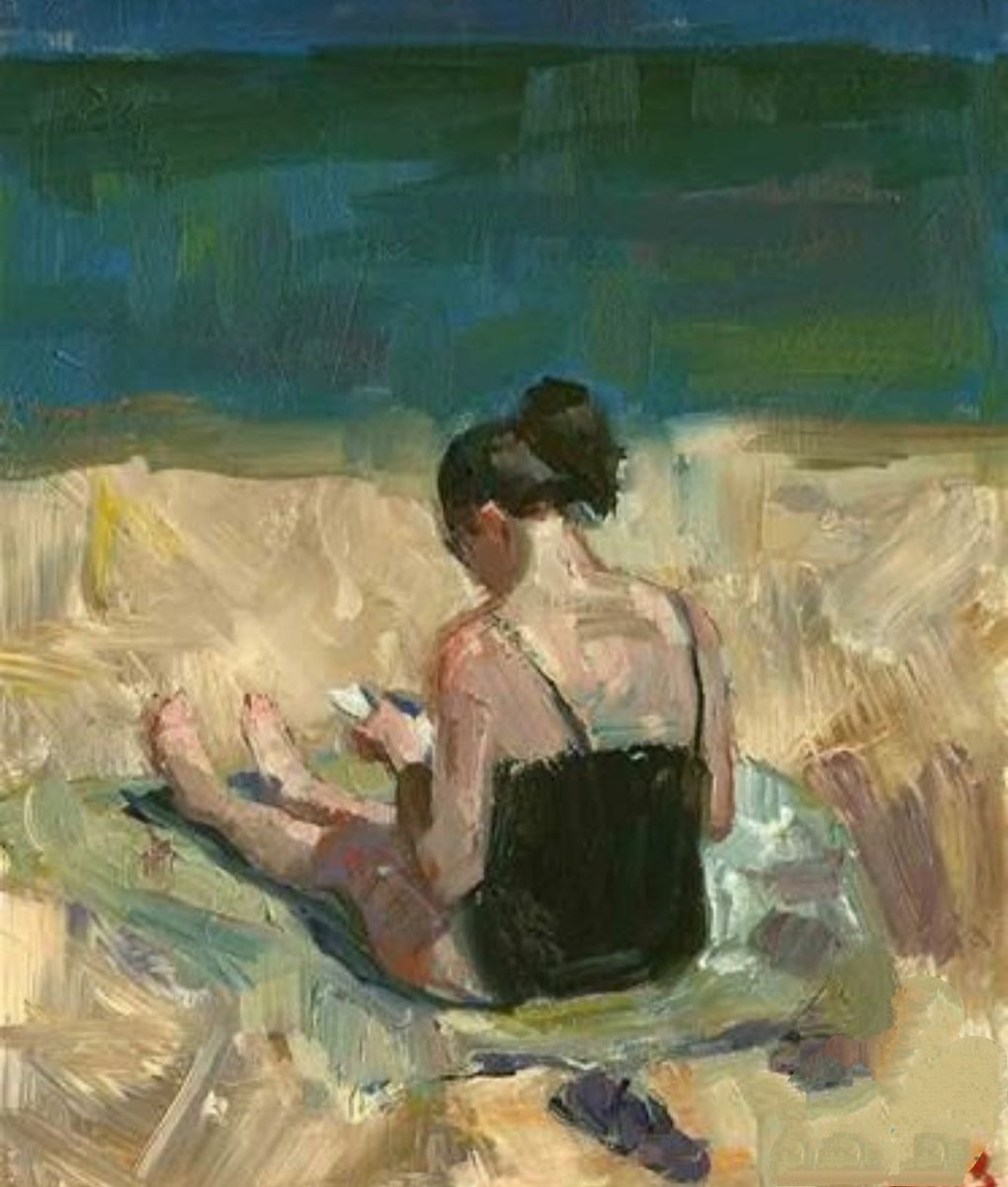 beabiblioteca's tweet photo. Ufff...que se acaba 📚🏖️
🖌️Darren Thompson (1968-) https://t.co/XA7ELn7MnX