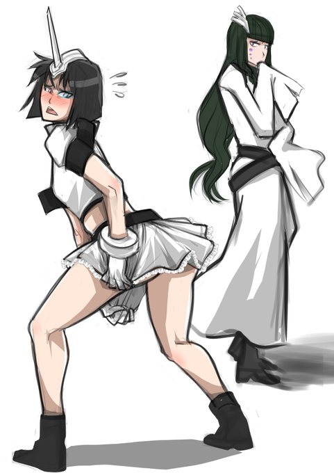 お題箱📦
BLEACHのエミルー・アパッチがめちゃくちゃ短いふりふりスカートはかされて、パンツが見えないようスカートを手で下に下げながら赤面してるところ 