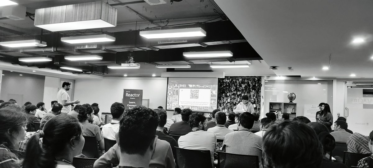 AgentAniesh's tweet photo. @MSFTReactor Bangalore attending #EverythingMLOps by @NimbleBoxAI https://t.co/bL3CO9V7RC
