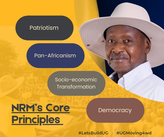 Fiona4_Fifi's tweet photo. Believe it or not, with the four principles there's nothing that can stop Uganda from achieving a middle-income status. The NRM under President Museveni's leadership is on the right track https://t.co/Ep1fmY0RQy