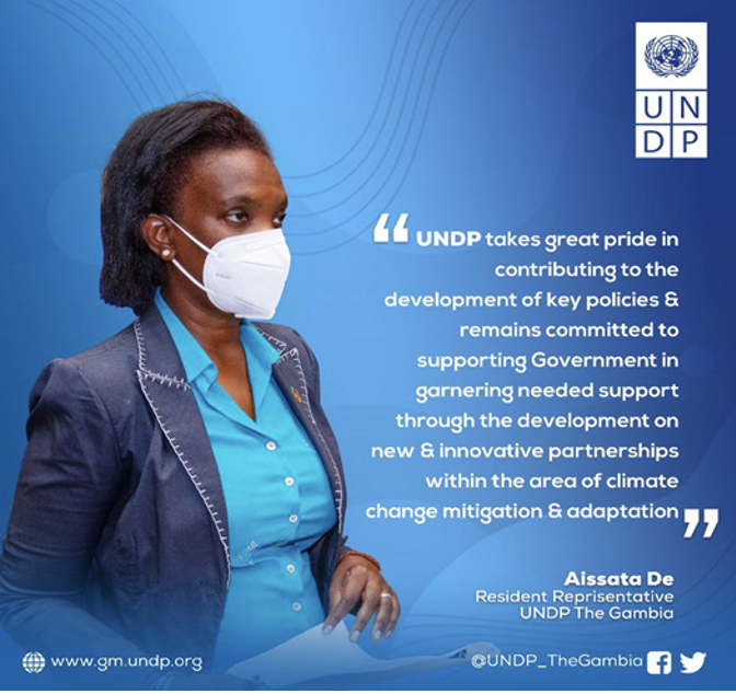 UNDP_TheGambia's tweet photo. ☘️Climate change will exert a considerable impact on vulnerable economic sectors and industries. 

#ClimateActionNow is needed more than ever⚡️

#GambiaFloodResponse https://t.co/OvpFMUYLdE