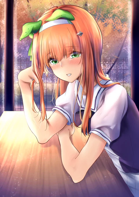 起きないと…イタズラしちゃいますよ#サイレンススズカ #ウマ娘 