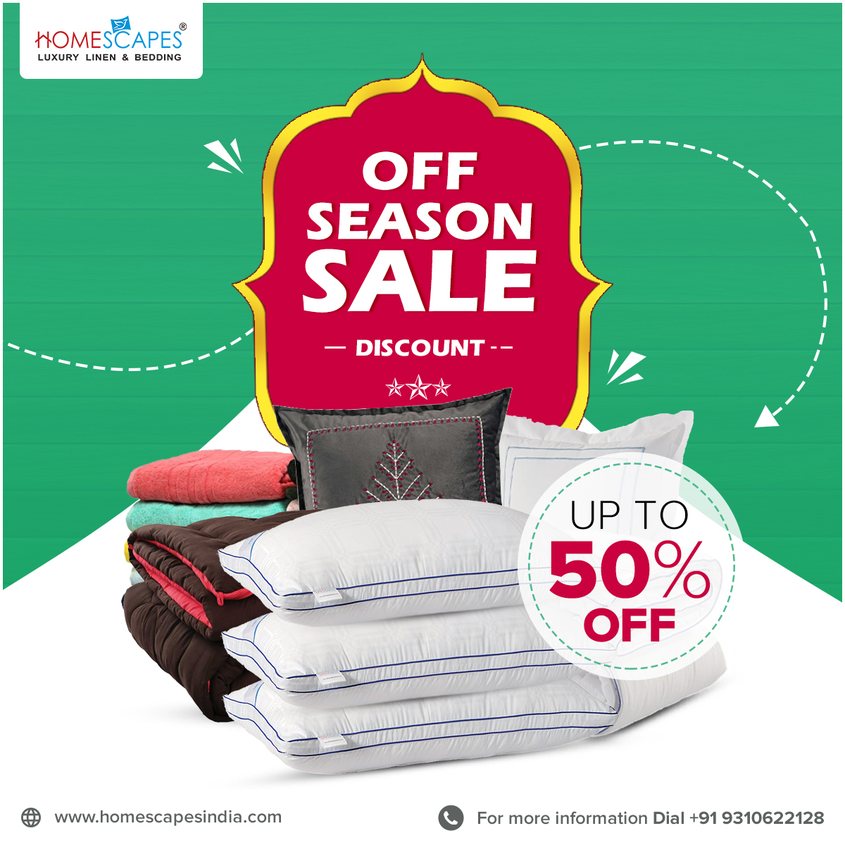 homescapesind's tweet photo. OFF SEASON SALE is live😀🤩
Upto 50% off on Luxury dohars and more exciting offers on pillows, duvets, comforters, bedsheets and much more.

🛒Exciting offers - https://t.co/h2qCBKWtjX
🛒Dohars 50% Off - https://t.co/3NvskItcfB
🛒Dohars 30% Off - https://t.co/C7LdKoX0Gh https://t.co/orn27JOLnJ