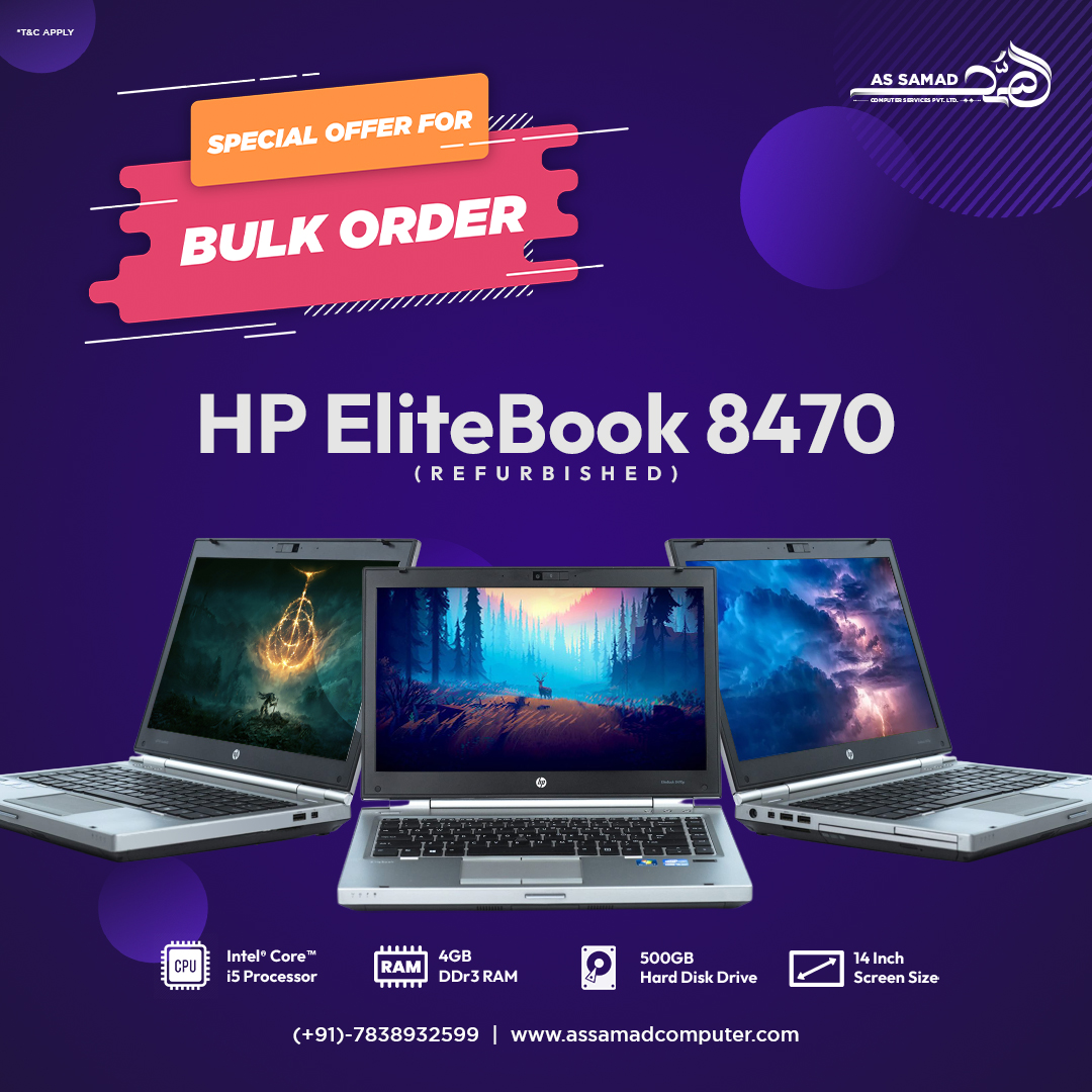 SamadComputer's tweet photo. HP ELITEBOOK 8470
(Refurbished💻) 
⏩Special Offer For (BULK ORDER)
⏩Your own system.
⏩Developed for you.
⏩Better....Best....amazing💯 https://t.co/oPcuCqtViy
