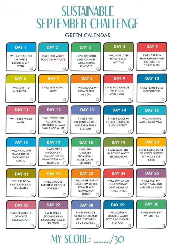 PriyaNirmakumar's tweet photo. Challenge in September. As a Rotarian I am proud to take up this challenge.
#Roatary3203
#RotaryClubErodeThindal
#Greencalendar
@Rotary 
@rotary_india https://t.co/B4F0ziZWXG