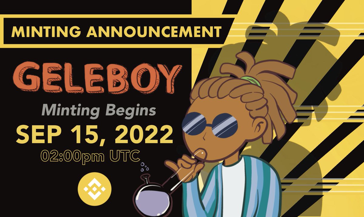 NFT_Calico's tweet photo. Shout out to NFT &amp; WEED Lovers🌿. 
"GELEBOY" Phase 1 "minting" will begin on September 15/22 .
Total 6 round of "Minting" With total nft (180) 
#NFT #NFTdrop #nftworld #NFTProject #weedcommunity #weedsmokers #weedlover https://t.co/kpvm84ZHyV