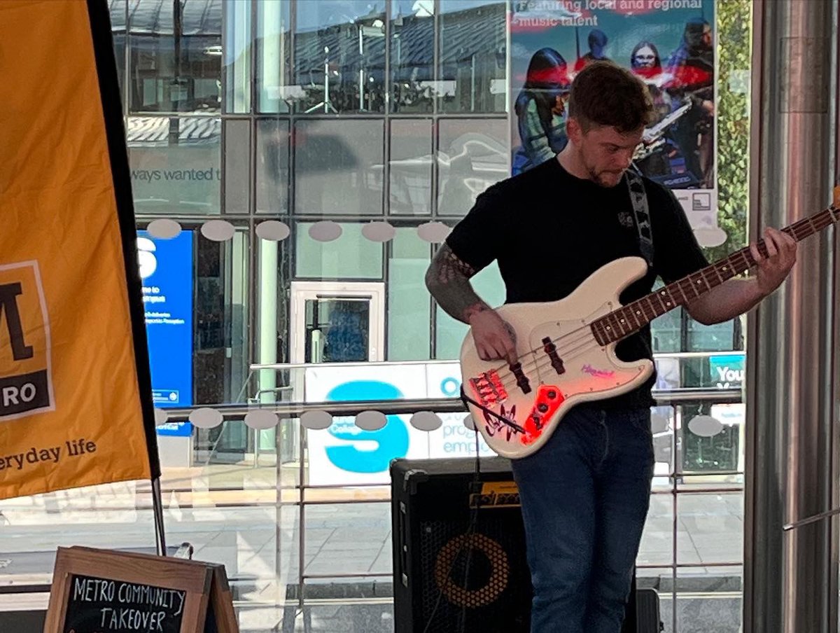 My_Metro's tweet photo. 🎤 Catch the pop-up music festival at Park Lane Interchange today with loads of local musicians taking to the stage!
The line-up for today (1-5.30pm):
Pud!
Georgia May
Sour Mash Trio
Lesley Roley
Keddy Sowells
Ruby & The Mystery Cats
Ruth Lyon
AP3
Fire Lady Luck
#MetroTakeover https://t.co/DpT8aku06B