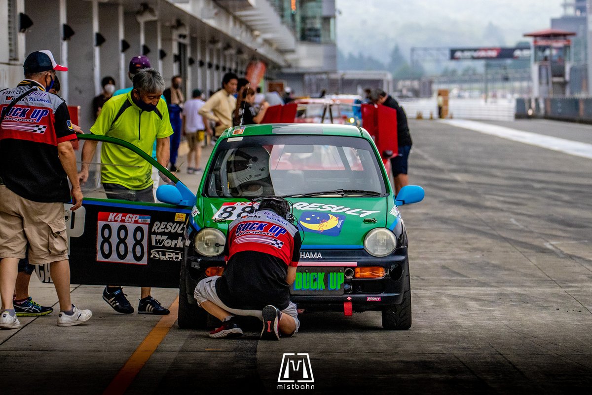 mistbahn's tweet photo. BUCKUP &amp; RESULT R.P Honda JA4 TODAY

#K4GP #K4GP2022 #K4GP10H #FSW #富士スピードウェイ #HondaToday #ホンダトゥデイ #JA4 #buckup #result #mightycat https://t.co/RLvor8g5BR