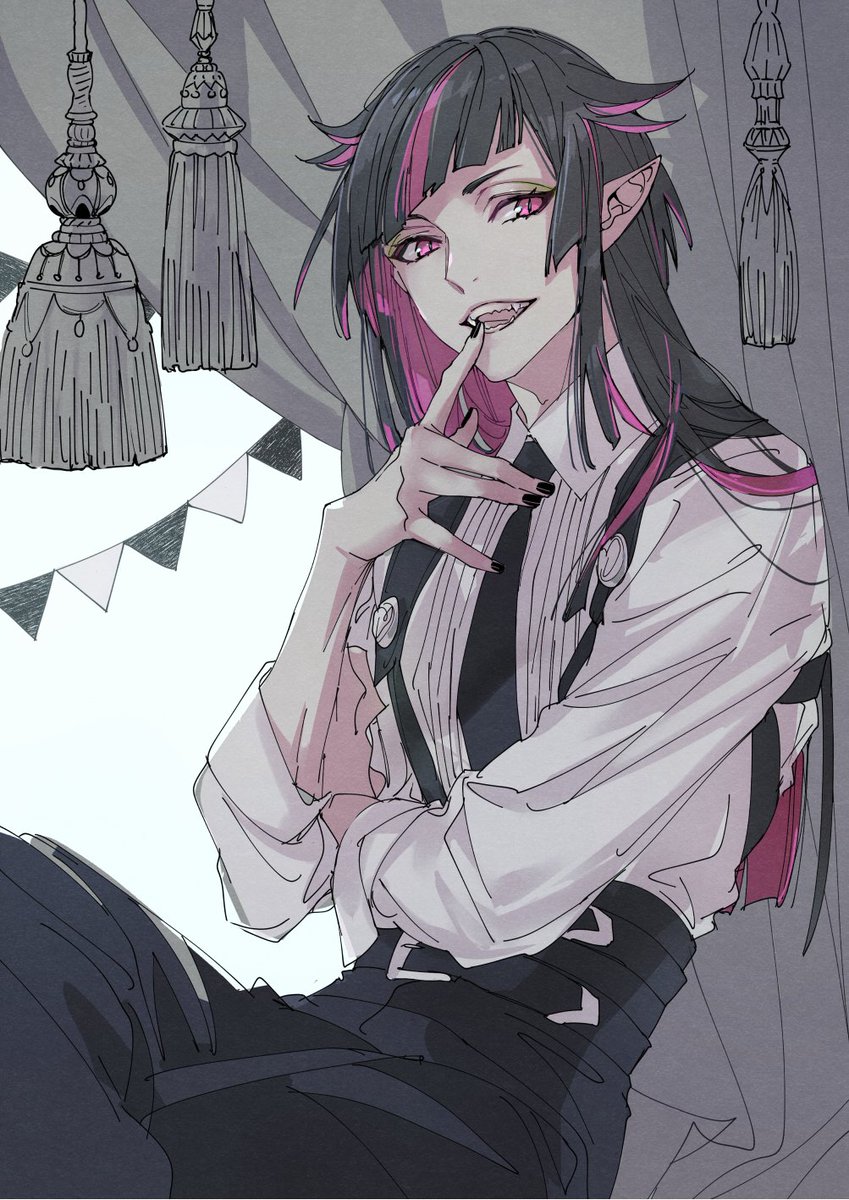 IMM0RTALR0SE's tweet image. ╭─────────────.★..─╮
  After some experimenting,
  Lilia successfully grew his
  hair in a span of a few
  minutes, only to find out
  they had grown taller too.
  Height: 182cm
╰─..★.─────────────╯
#twstrp #twistedwonderlandrp
♡ | ↻