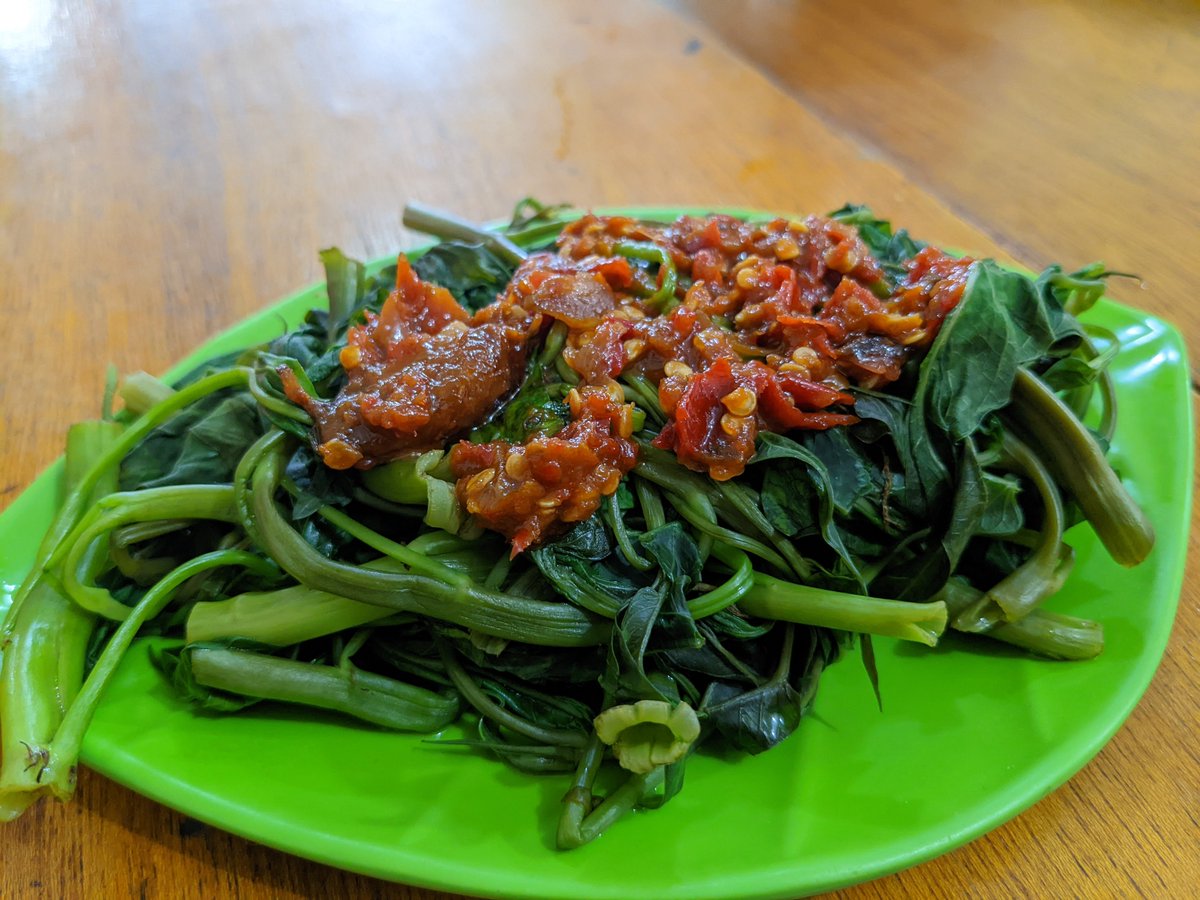 Dan kutemukan pelecing kangkung