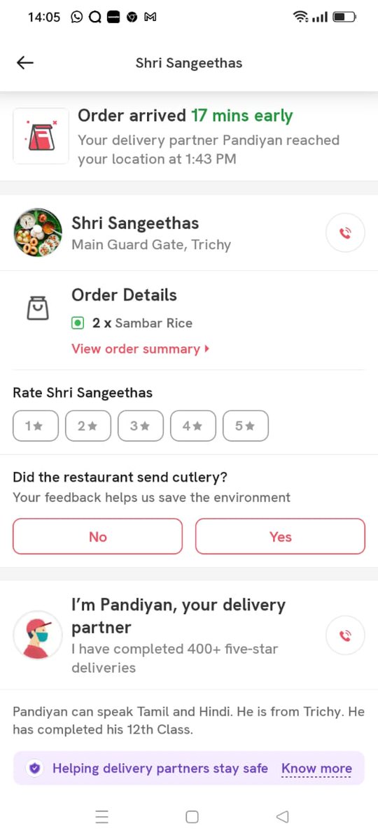 deepakspeaks's tweet photo. @zomato 
Teach some basic mannerisms to your delivery guys before placing them for job. One of your delivery boys just abused a senior citizen. https://t.co/DngRsUA7vP