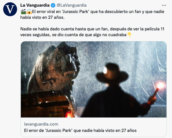 ElTorres72's tweet photo. Veo esto, y la cantidad de vídeos de youtube buscando "errores", "fallos de guion" y demás...Y sí, me confirma que más allá de los clickbaits, hemos perdido por entero el sentido de maravillarnos.
Vemos cosas para cabrearnos, para buscar fallos.
Olvidamos el porqué de la ficción. https://t.co/7Ej4STqrSi
