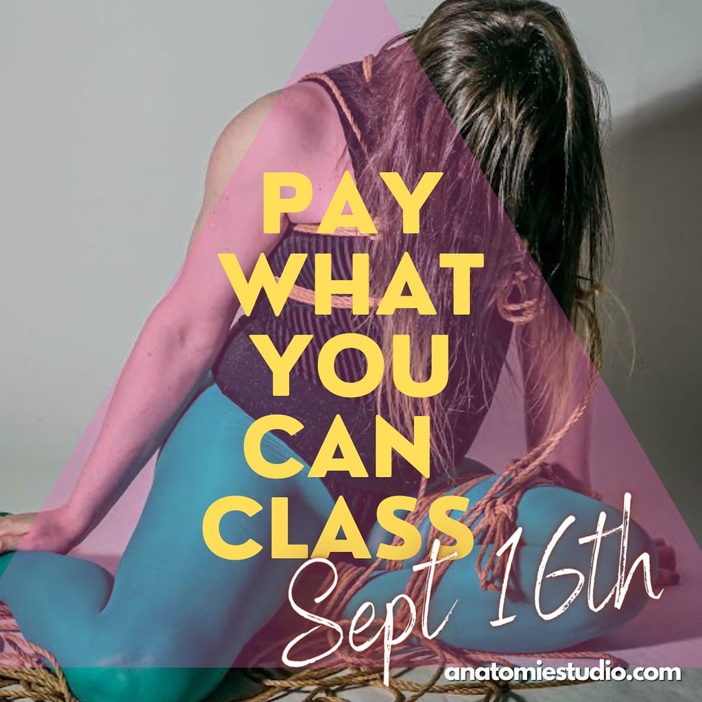 Our next Pay What You Can class is in September 16th! 👀👇

tickettailor.com/events/anatomi…

#rope #shibari #pwyc #donations