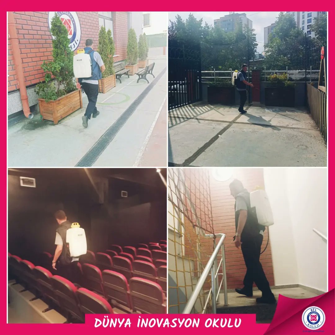 bilgunesli's tweet photo. ⏩Öğrencilerimizin sağlığı bizim için önemli. 
Bugün okulumuzun köşe bucak ilaçlaması yapıldı.

#bilkoleji
#guneslibil
#inovasyonokulu https://t.co/icOkkpLdT1