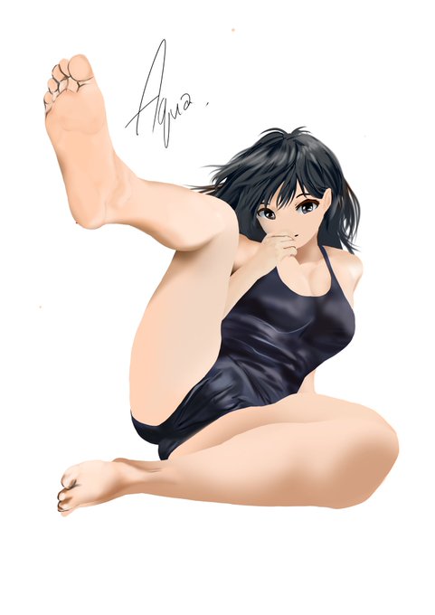 スク水のお姉さん 