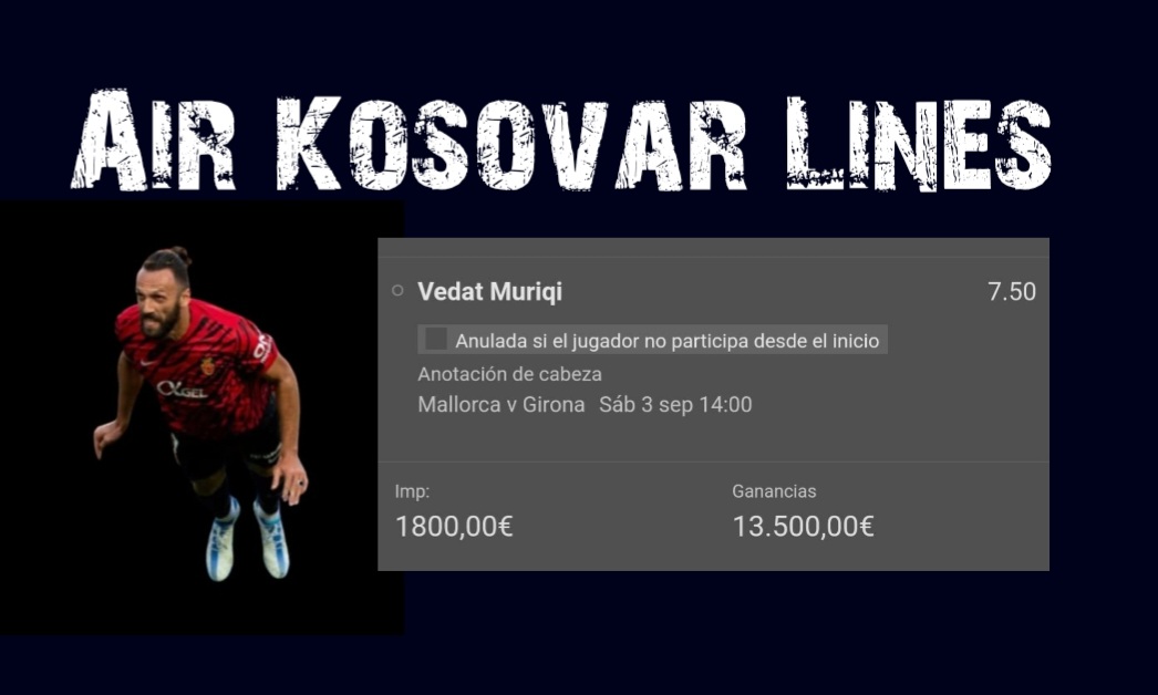 ⚠️ Cortita y al pie
Muriqi lleva 2 partidos seguidos marcando de cabeza así que si lo vuelve a hacer hoy...
📲 Regalo iPhone 13 entre todos los que:

1️⃣ Hagan RT
2️⃣ Sigan a esta cuenta