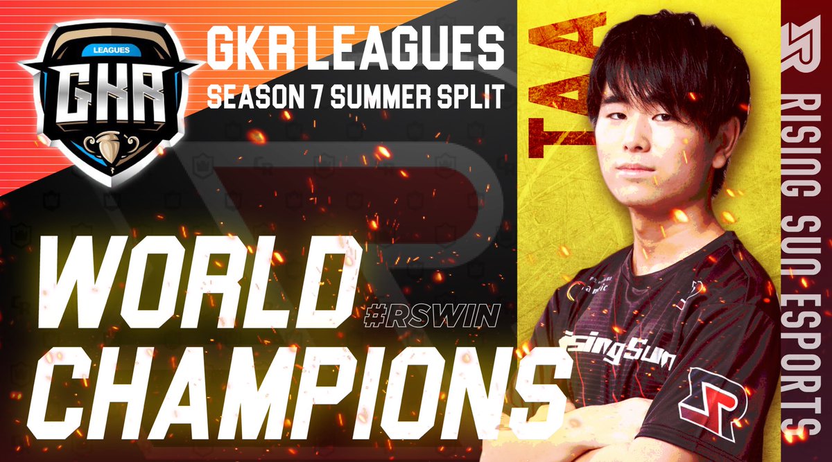 🏆𝙒𝙚 𝙖𝙧𝙚 𝙩𝙝𝙚 𝙒𝙤𝙧𝙡𝙙 𝘾𝙝𝙖𝙢𝙥𝙞𝙤𝙣𝙨! 🏆

⚔️ <a href="/GkrLeagues/">GKR – Gold Edition</a> 

👤 <a href="/ShoRisingSun/">SHO翔@Rising Sun Esports</a>
👤 <a href="/RS_Lily_/">ゆりりん✋</a>
👤 <a href="/TightTemp/">tight</a>
👤 <a href="/Taa_0922/">たぁ</a>
👤 <a href="/PandoraRa11/">PANDORA</a>
👤 @ARIMURAisGOD
👤 <a href="/yupon_cr/">ゆぽん</a>
👤 <a href="/xJebuz/">Jesus じーざす 🇵🇹</a>
👤 <a href="/mrkms_/">90210</a>
👤 @Springbreeze_CR

#RSWin