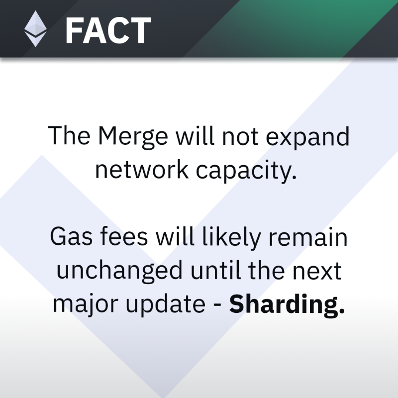 binance's tweet photo. Myth or Fact?
Will the #Ethereum Merge decrease gas fees and make transactions speed go up?
Time to find out ‡οΈ