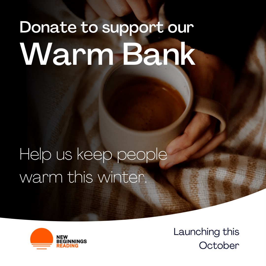 We are launching the town’s first Warm Bank to help anyone who needs a safe and warm place to be during the day. Please support us by donating what you can. Any amount makes a huge difference. Our just giving link is justgiving.com/campaign/Readi… Thank you.