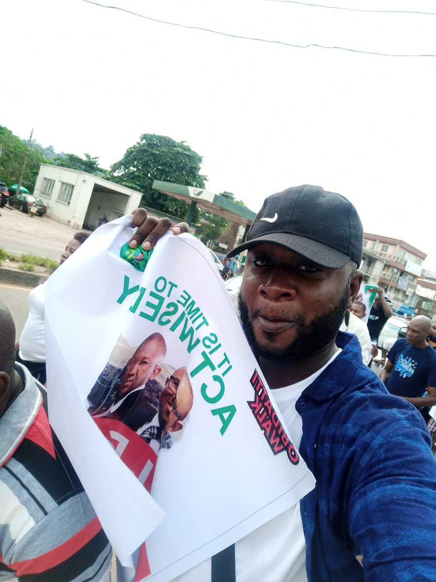 Akinman23's tweet photo. From what I'm seeing in the city of Ibadan today, Peter Obi movement is not of man! It is Of God!!!! #IbadanObiDattiWalk https://t.co/oaYebxONiY