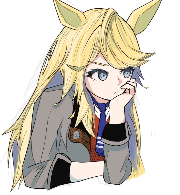 頬杖シチー 