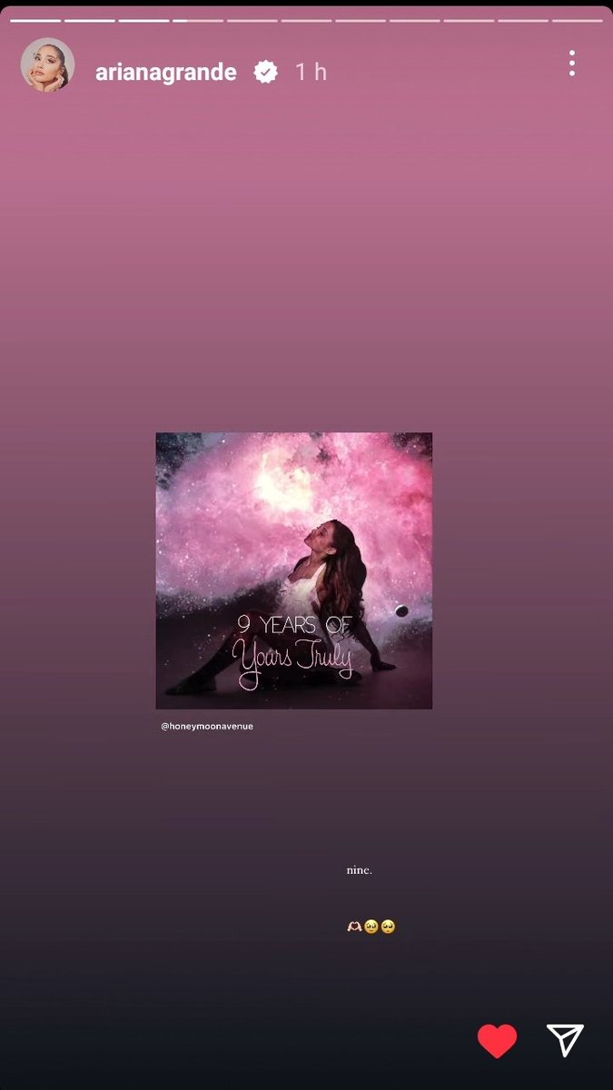 Ariana Grande via instagram ❤️