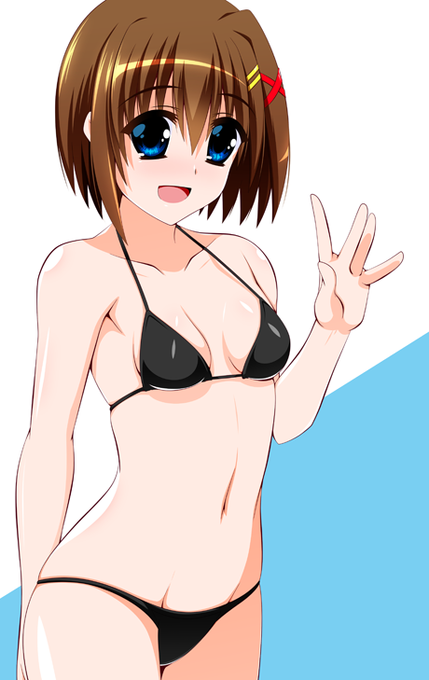 ちっちゃいはやてちゃんに
ちっちゃいのをつけてもらいましたん。
・・・ちょっと大きくしすぎたかなこれ… 