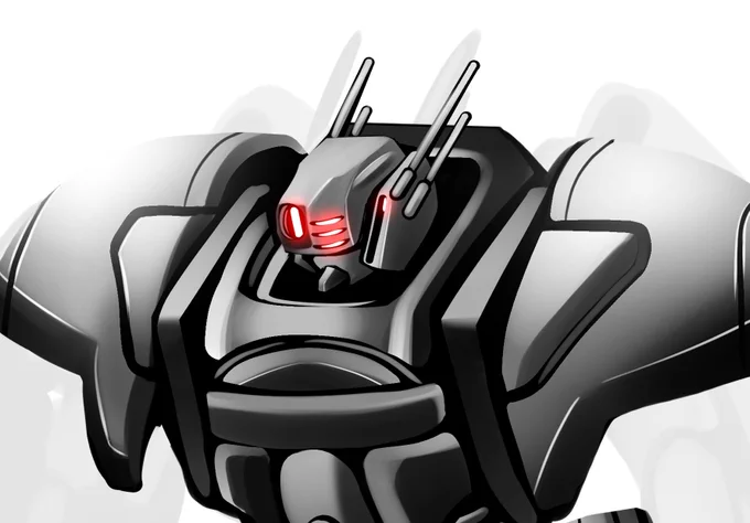 今日は五万年振りに新しい対獣特装機兵をデザインしてるなんも考えずにオリロボ描くの楽しいねぇ! 
