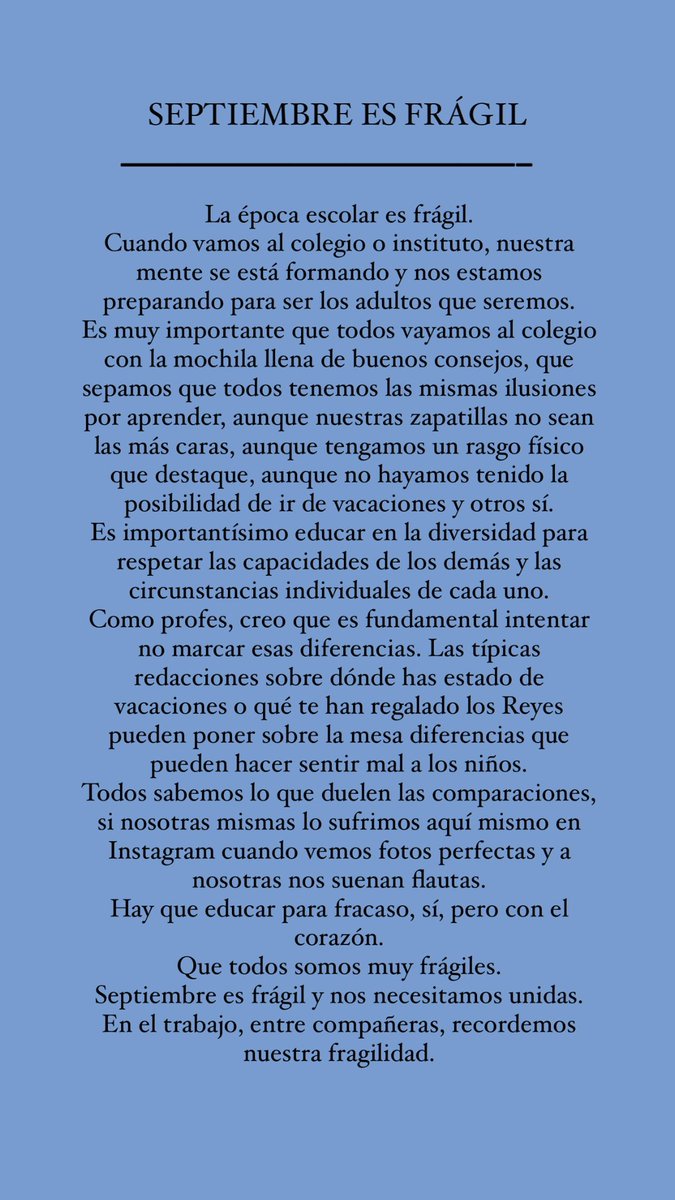 lavecinarubia's tweet photo. Septiembre es frágil. https://t.co/wGgXTuvWCF