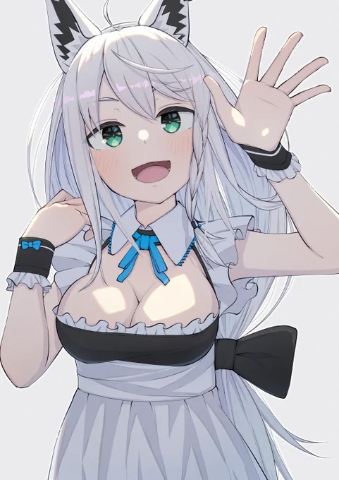 #絵フブキ メイドフブキちゃん。 