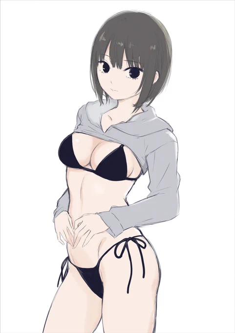 スケベパーカーなるもののツイートを発見してつい落書きしてしまった 