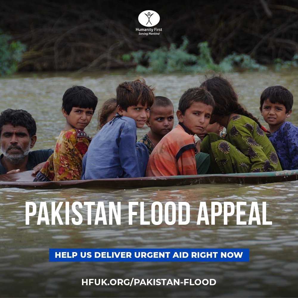 HumanityFirstUK's tweet photo. 🔴 The death toll in Pakistan has now passed 1,200. Please help us deliver food and shelter to those who have a chance at life.

It only takes 1 minute to donate and save a life: https://t.co/U4NLYNN1Mz

#PakistanFloods #ServingMankind https://t.co/aeSsE57wqX