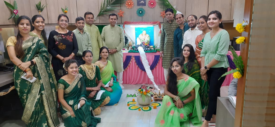 nict_tpl's tweet photo. Ganesh Utsav Celebration at Head Office Day4th
#GaneshChaturthi2022 #TeamGreen
.
.
#GaneshUtsav #Celebration #Day4th #FestivalVibes #BestWishes #NICT_Faimly #NICTian #NICT_Technologies_Pvt_Ltd https://t.co/DWl5GWcs7E