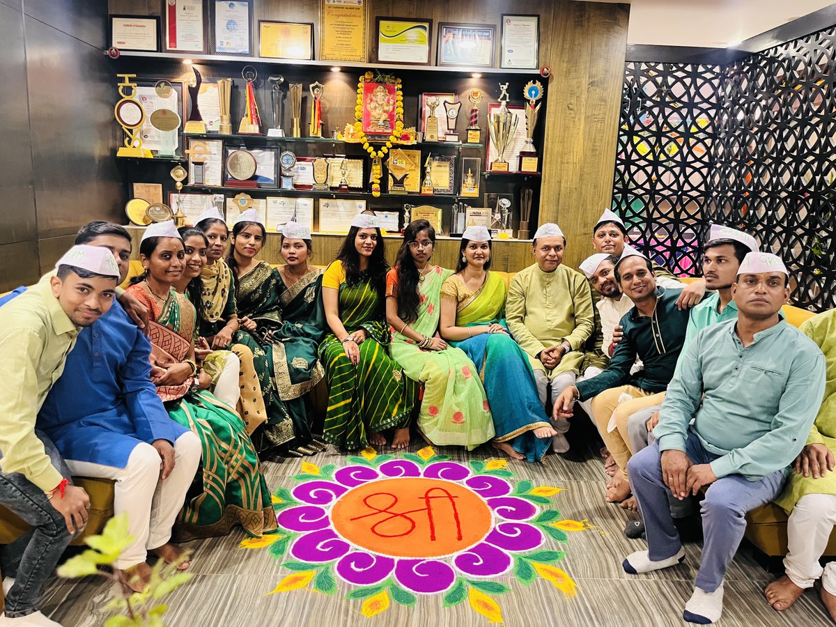 nict_tpl's tweet photo. Ganesh Utsav Celebration at Head Office Day4th
#GaneshChaturthi2022 #TeamGreen
.
.
#GaneshUtsav #Celebration #Day4th #FestivalVibes #BestWishes #NICT_Faimly #NICTian #NICT_Technologies_Pvt_Ltd https://t.co/DWl5GWcs7E