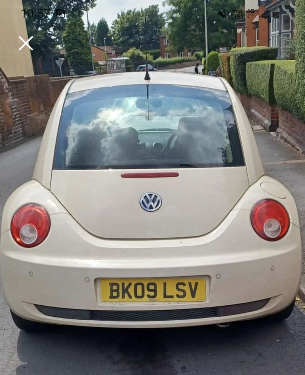 JessActor_'s tweet photo. #VWBeetle Luna for #sale in the Midlands. 
• 109,000 miles
• 2009 plate
• Manual
• Petrol
• 3 owners (including garage I bought from)
• Cream exterior, black interior
• MOT until October 2022
• Beautiful condition &amp; lovely drive
• £3100 ONO
#beetle #Volkswagen #usedcar https://t.co/vkQ2LW1mGW