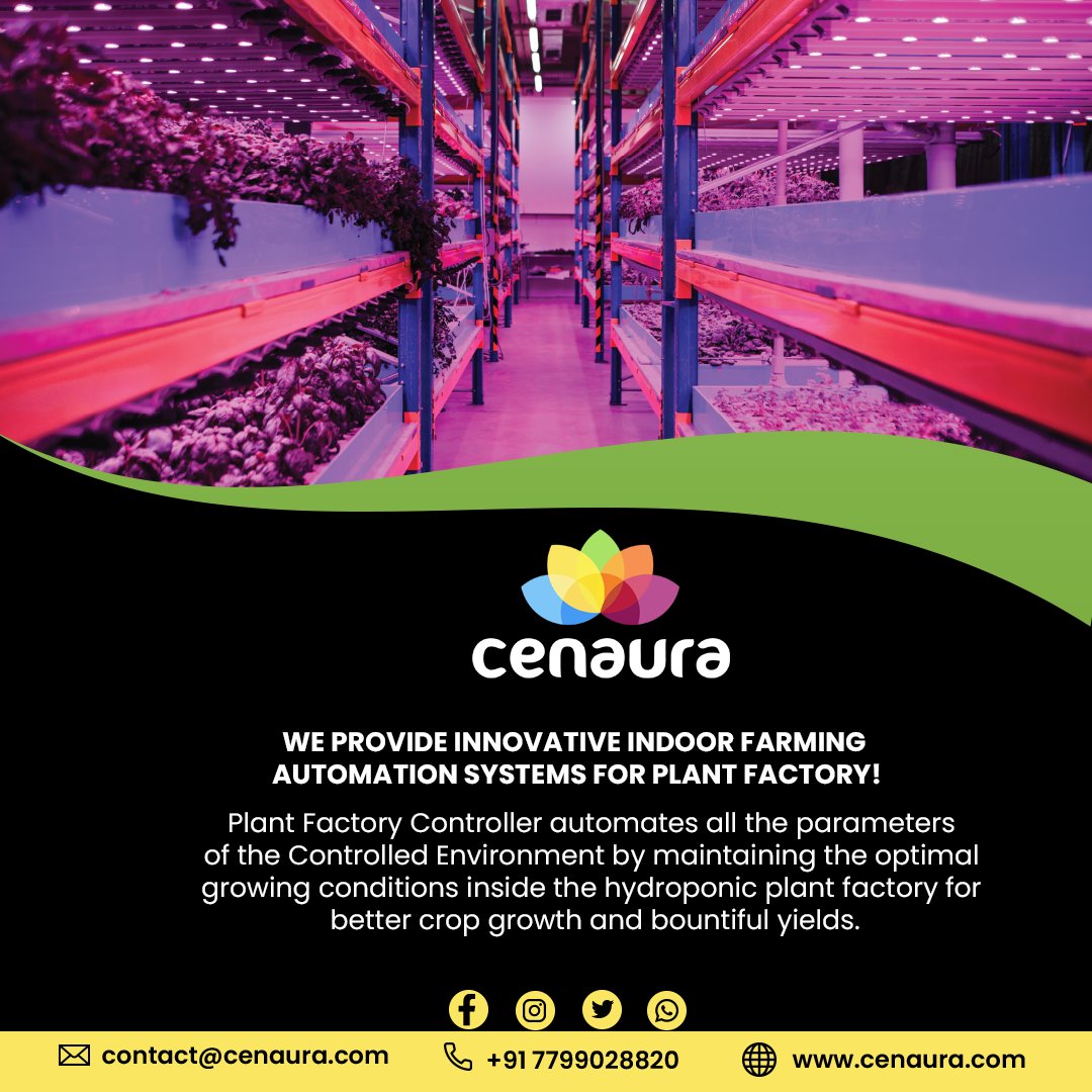 cenauratech's tweet photo. We provide innovative Indoor Farming Automation Systems for plant factory!
#indoorfarming #verticalfarming #hydroponics #urbanfarming #microgreens #growyourown #indoorgarden #indoorgrow #ledgrowlights #growlights #horticulture #indoorgardening #agriculture #indoorplants https://t.co/JCtuLH0CCW