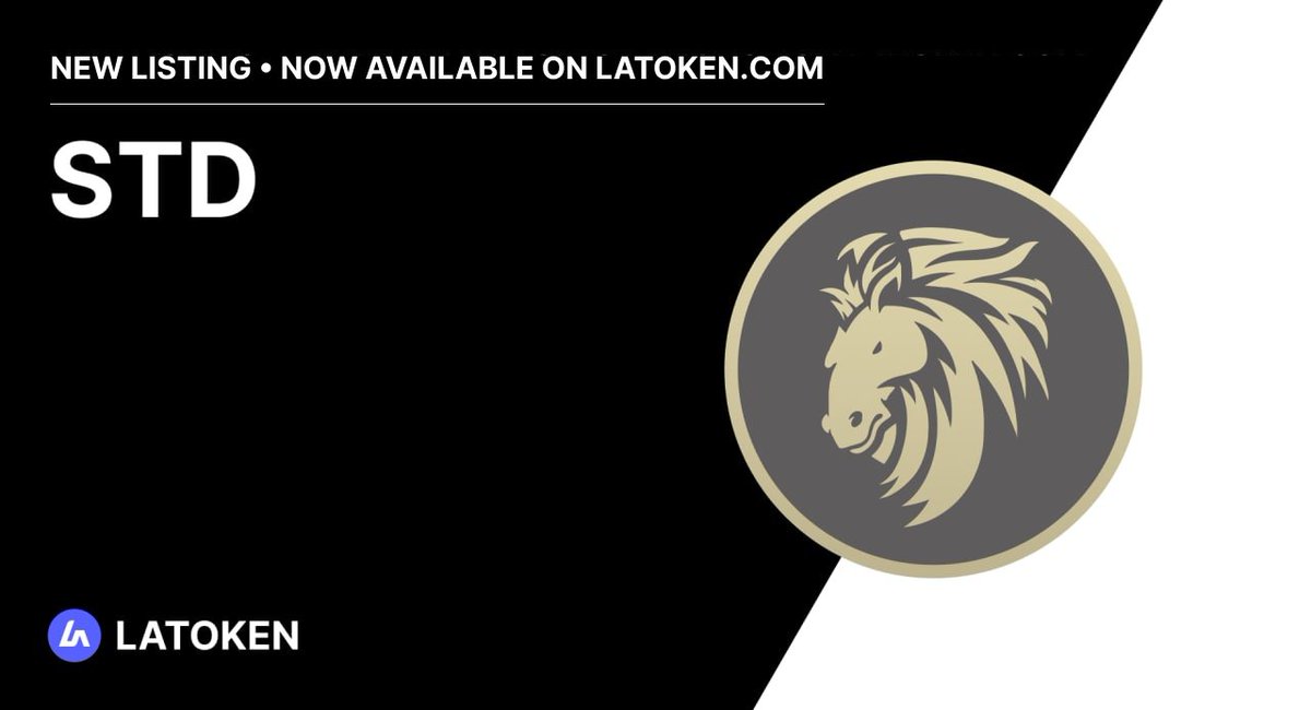 Steed Token (STD) has been listed on LATOKEN!

📎 STEED is a community-driven project which aims to build an efficient circular ecosystem that brings all horse lovers in a new innovative way. 

 Click to start trading👉 go.latoken.com/994
