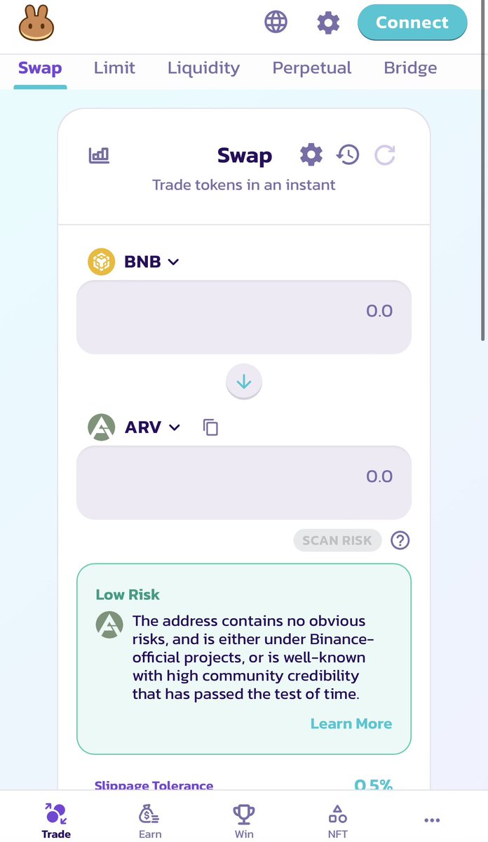 #ARIVA has began it’s first journey <a href="/PancakeSwap/">PancakeSwap</a>. 

Thanks for considering #ARV as ‘’no obvious risks, and is either under #Binance-official projects, or is well-known with high community credibility that has passed the test of time.” 

#BuildonBNBChain #BNBChain $ARV #BNB