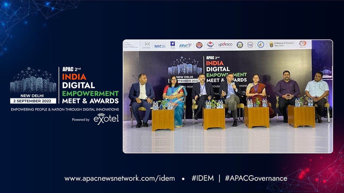 SmartCities_HUA's tweet photo. Shri. Rahul Kapoor, Director SC-III (Smart Cities Mission), @MoHUA_India chaired the session " Leveraging  Digital Transformation for Building Smart &amp; Resilient  Cities of Tomorrow " 2nd India  Digital  Empowerment  Meet &amp; Awards Event. https://t.co/ZAouq5Zkr4
