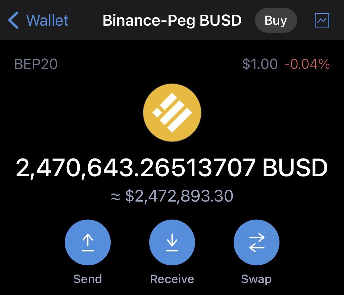 BSC_Drop's tweet image. You'll receive $7500 in #Binance USD   

🎁First 1000 Followers will Receive $7500 #BUSD   , to enter  just Like, retweets this and my pinned 📌 post 

 Drop your wallet address 👇👇👇