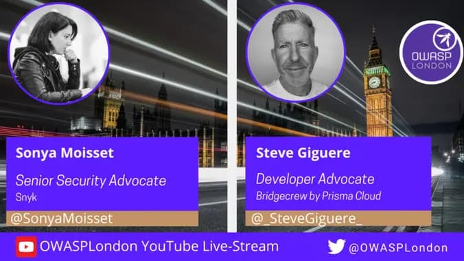 securestep9's tweet photo. Reminder that the next #OWASP @OWASPLondon Chapter Meetup is this Thursday 8th September 2022!

Talks from @SonyaMoisset ,  @_SteveGiguere_ and @ManciniJ - learn how to secure your CI/CD pipelines!

Register to attend in-person here:👇

https://t.co/bVrQvayP74 https://t.co/d488HBg9Wb